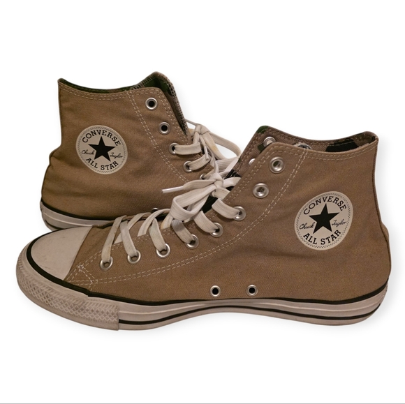 Converse Chuck Taylor All Star High Top Khaki Camo Pocket Hi Mens 9.5 Womens 11 - Picture 2 of 7